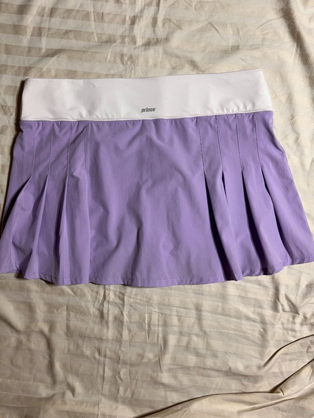 Prince Lavender Pleated Tennis Skort Size XL Tenniscore Athletic Skirt Pocket - Picture 4 of 14